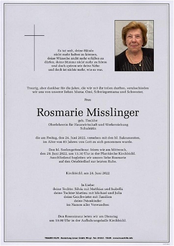 Rosmarie Misslinger